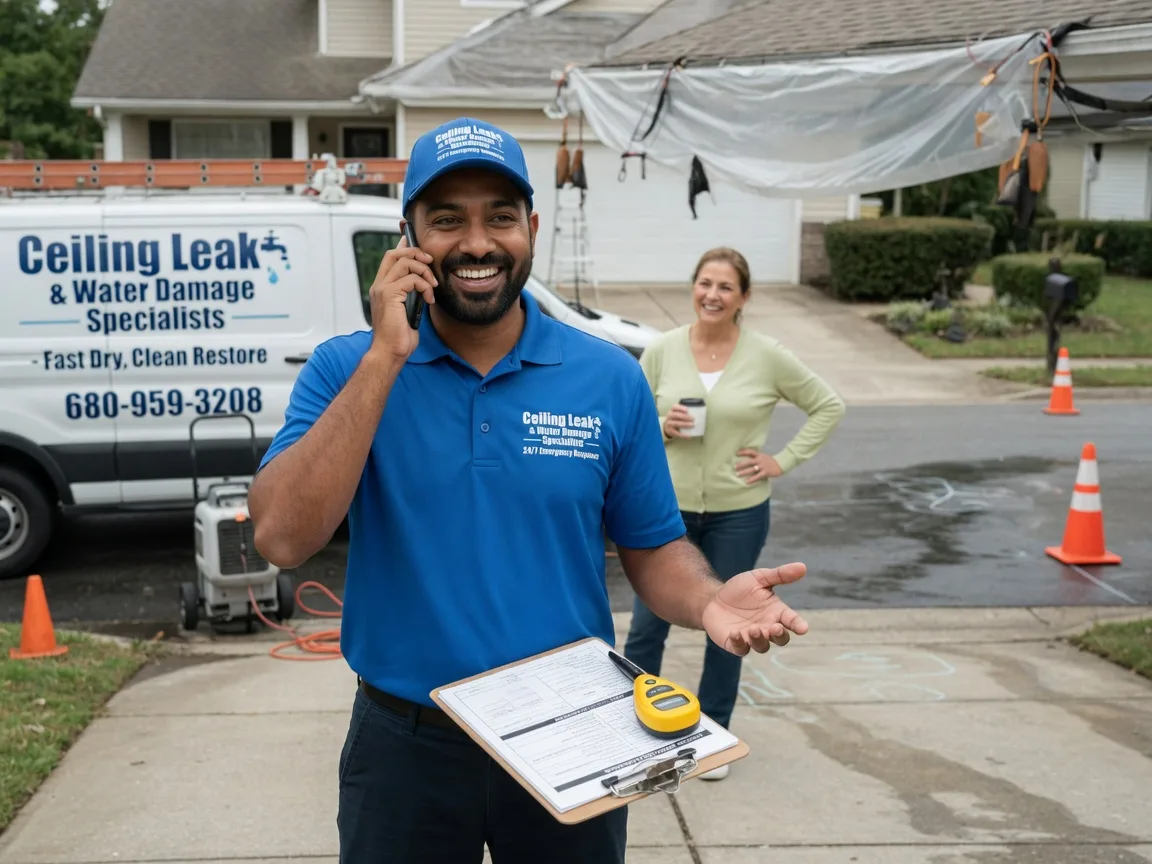 Ceiling Leak Cleanup Middletown, IL FAQs